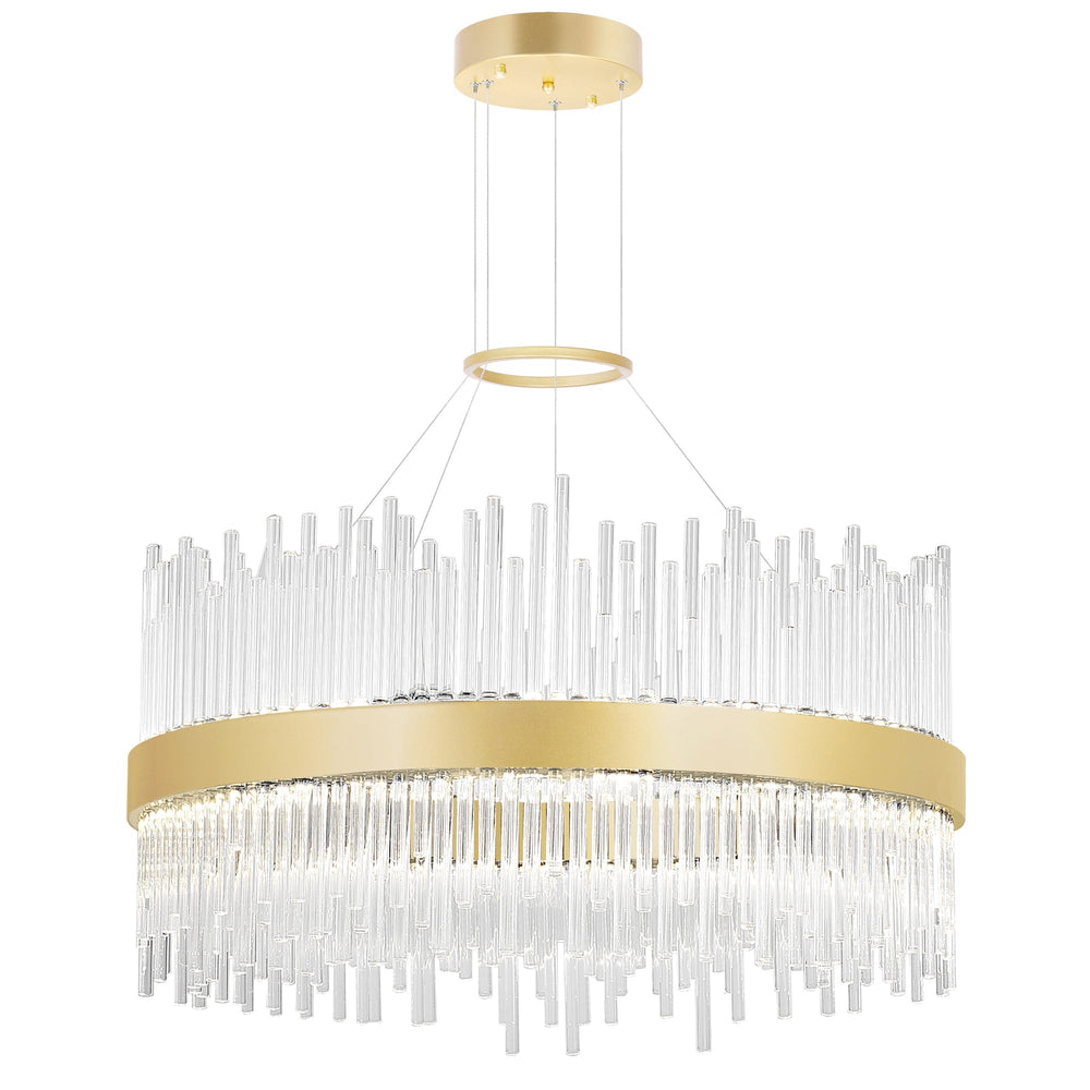 Genevieve - LED Chandelier with Crystals