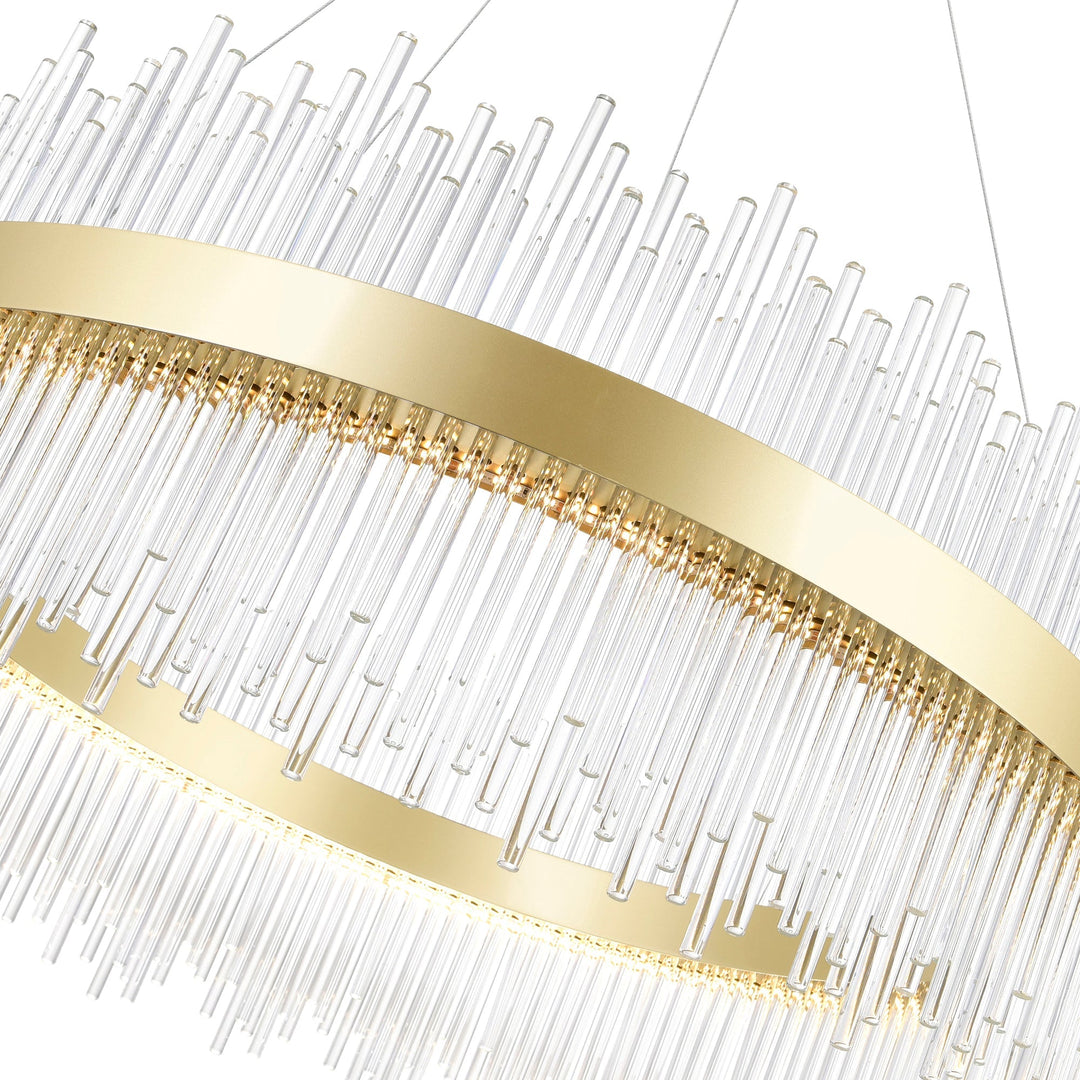 Genevieve - LED Chandelier with Crystals