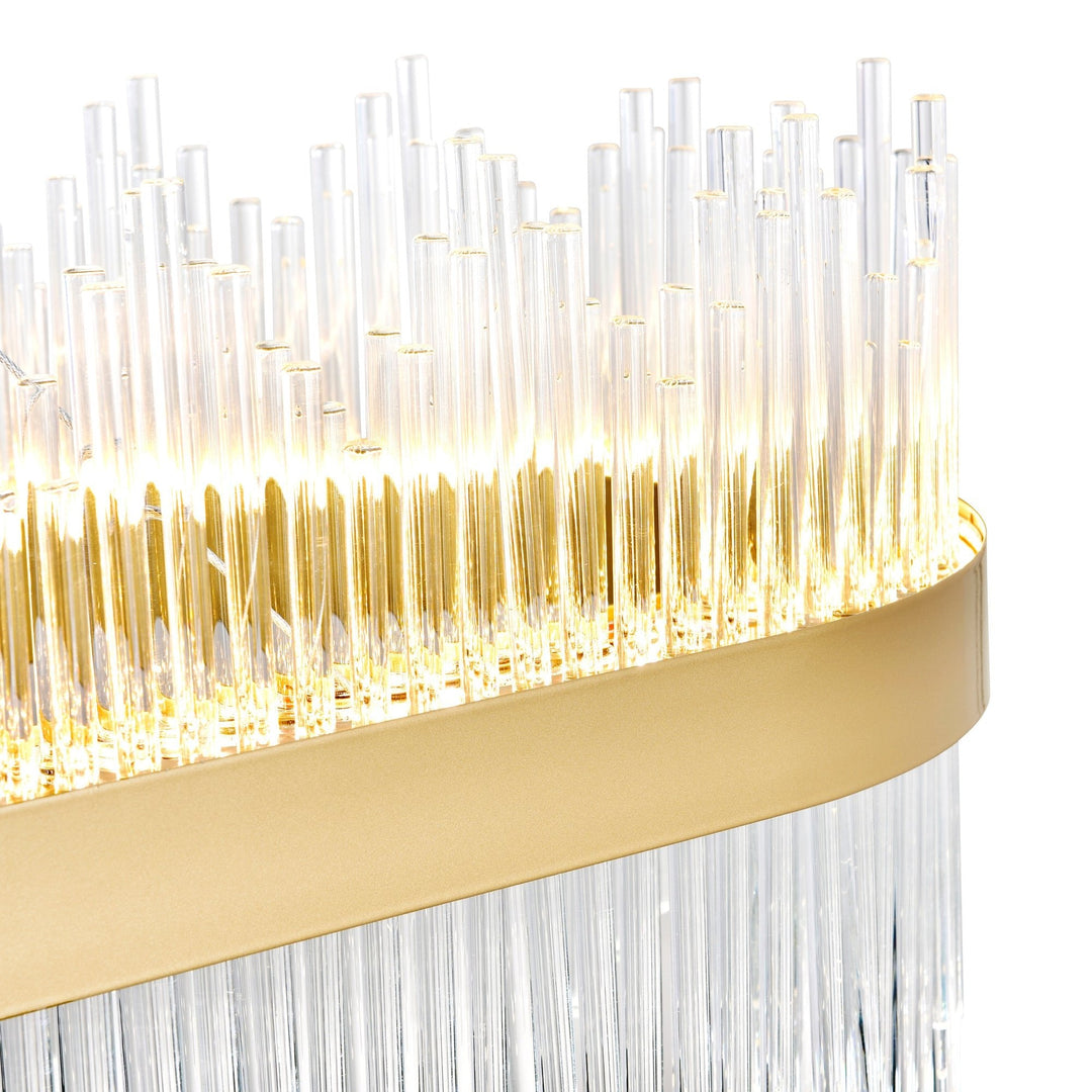 Genevieve - LED Chandelier with Crystals