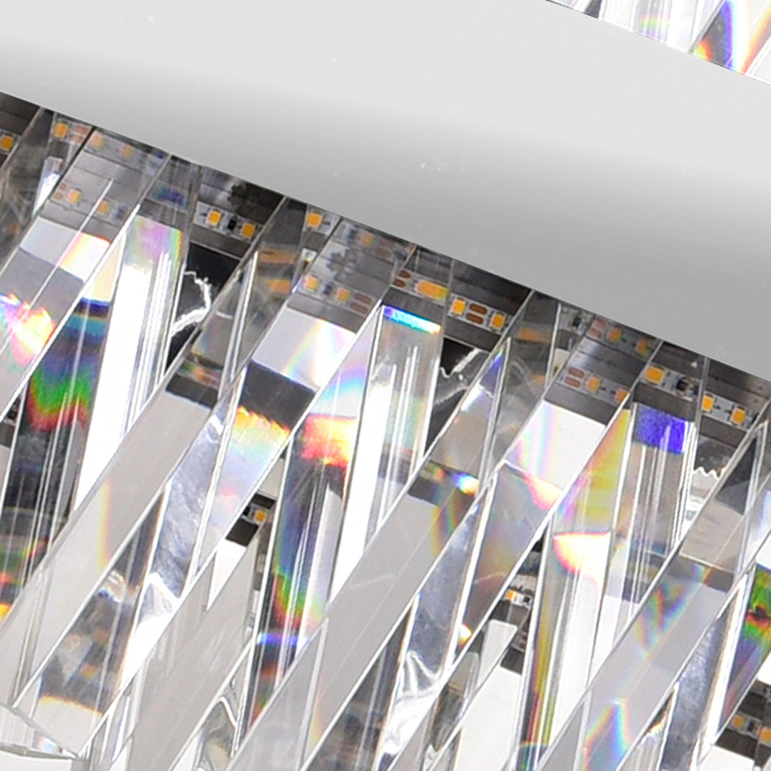 Glace - LED Chandelier with Crystals