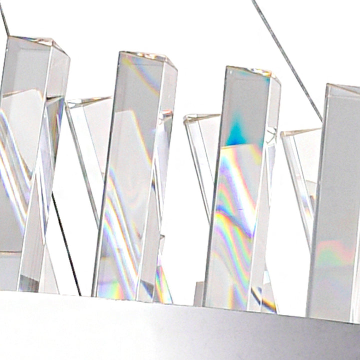 Glace - LED Chandelier with Crystals