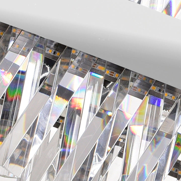 Glace - LED Chandelier with Crystals