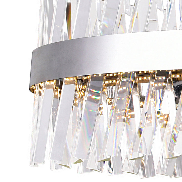 Glace - LED Chandelier with Crystals