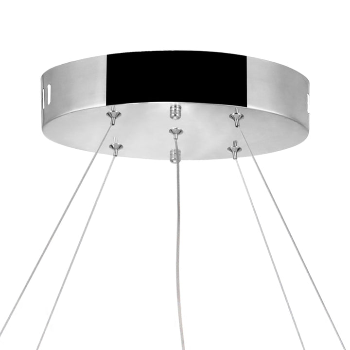 Glace - LED Chandelier with Crystals