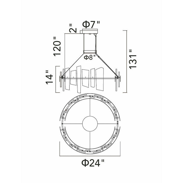 Guadiana - LED Chandelier