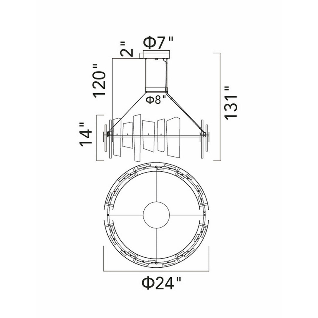 Guadiana - LED Chandelier