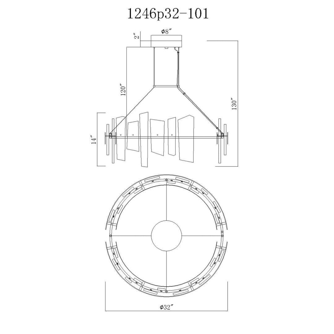 Guadiana - LED Chandelier