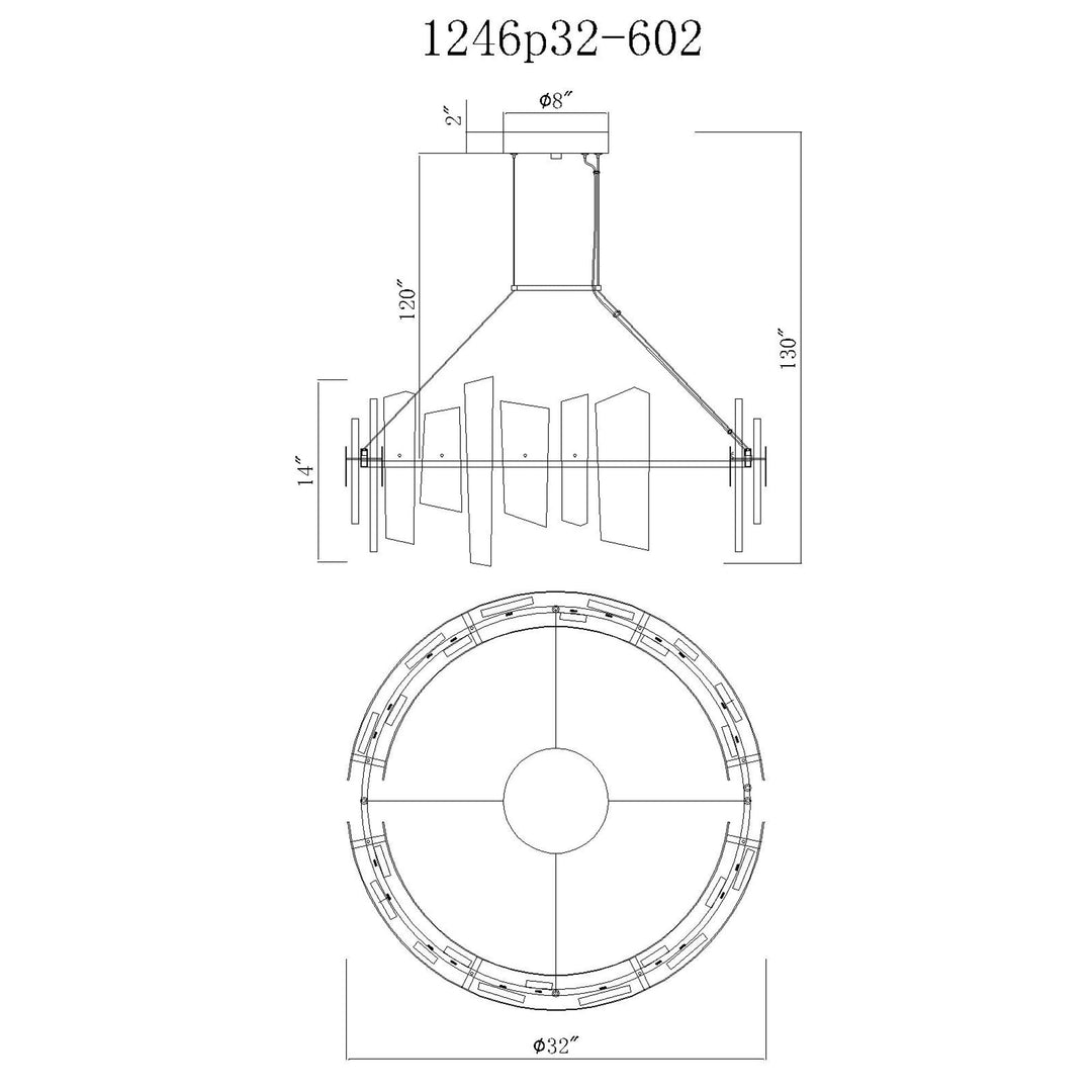 Guadiana - LED Chandelier