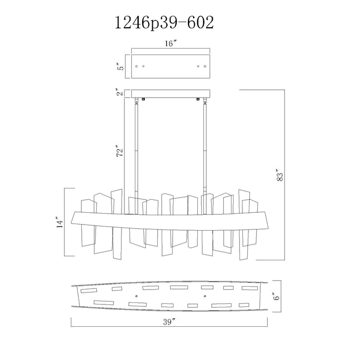 Guadiana - LED Chandelier
