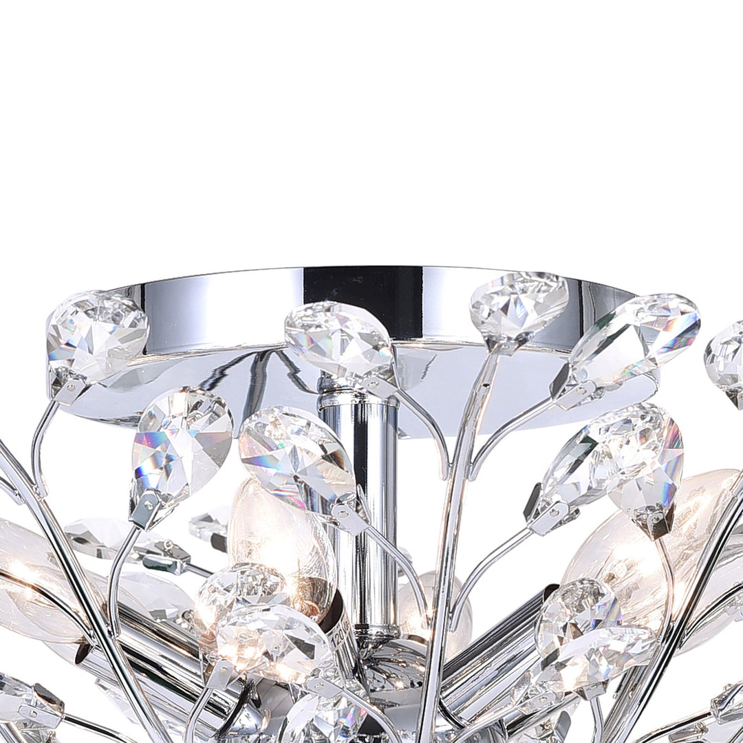 Ivy - Flush Mount with Crystals