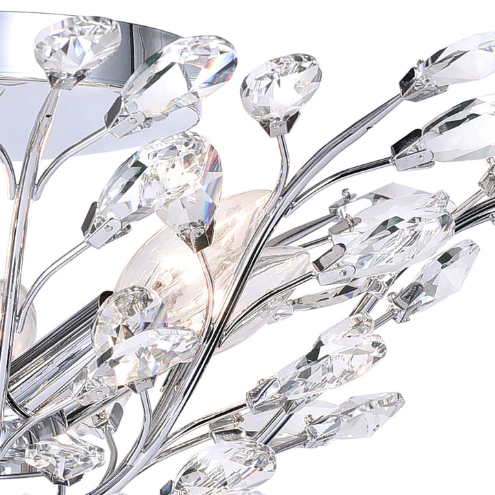Ivy - Flush Mount with Crystals