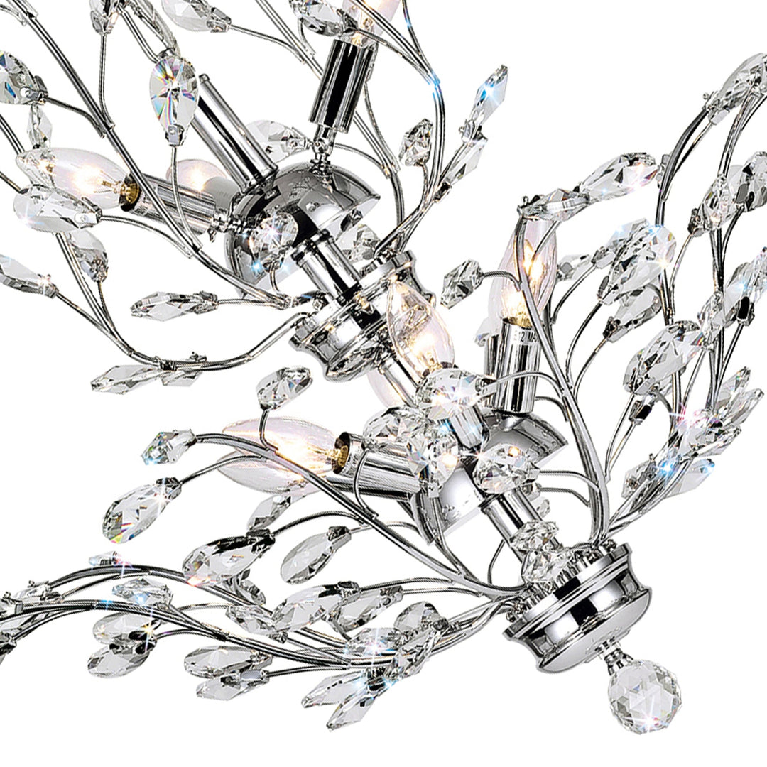 Ivy - Chandelier with Crystals