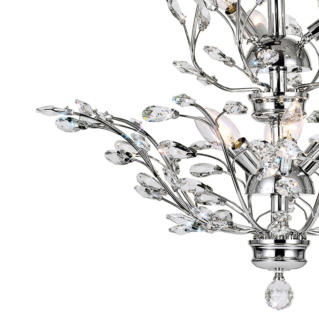 Ivy - Chandelier with Crystals