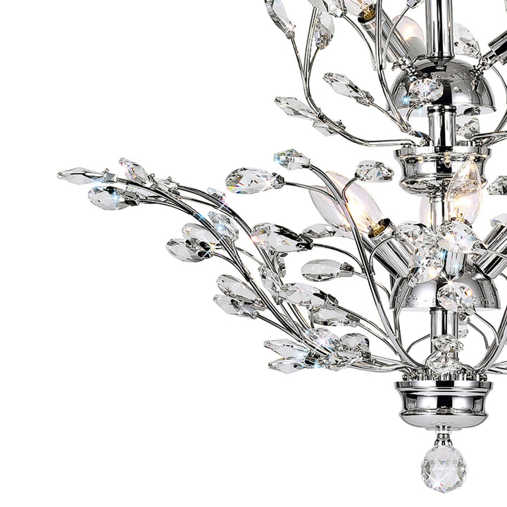 Ivy - Chandelier with Crystals