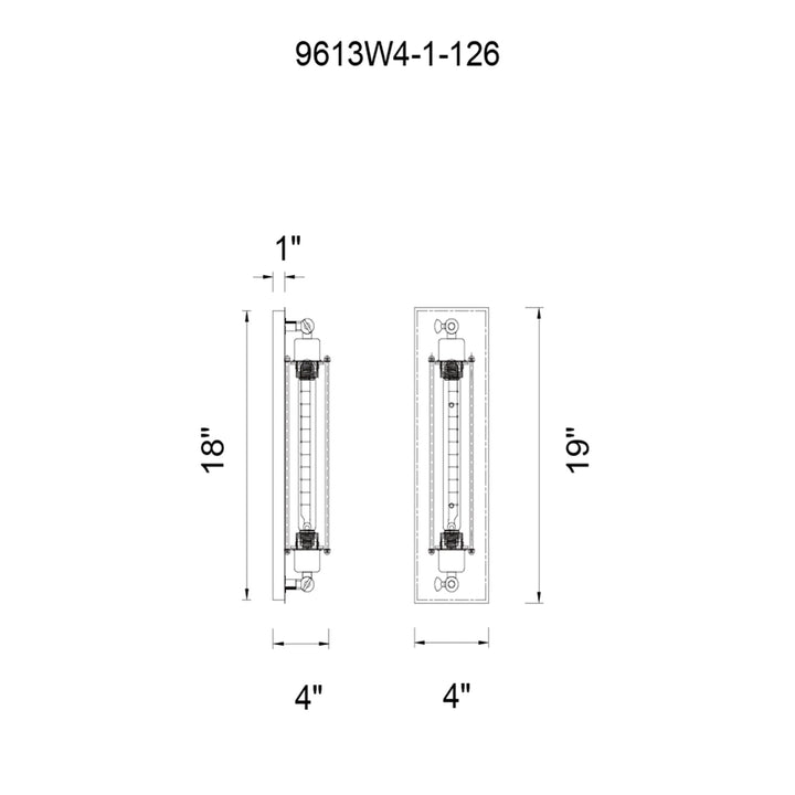 Kiera - 1 Light Wall Sconce