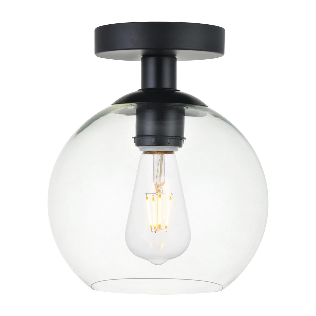Baxter Flush Mount in Black by Living District