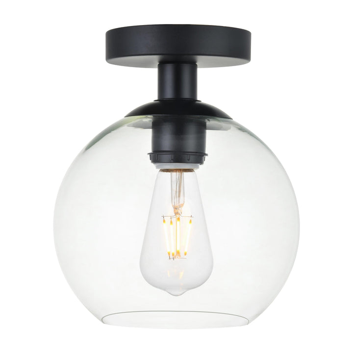 Baxter Flush Mount in Black by Living District