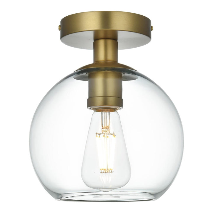 Baxter Flush Mount in Satin Gold by Living District