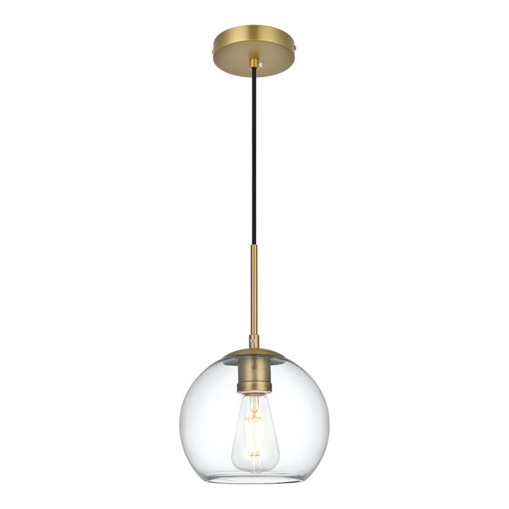 Baxter Pendant in Satin Gold by Living District