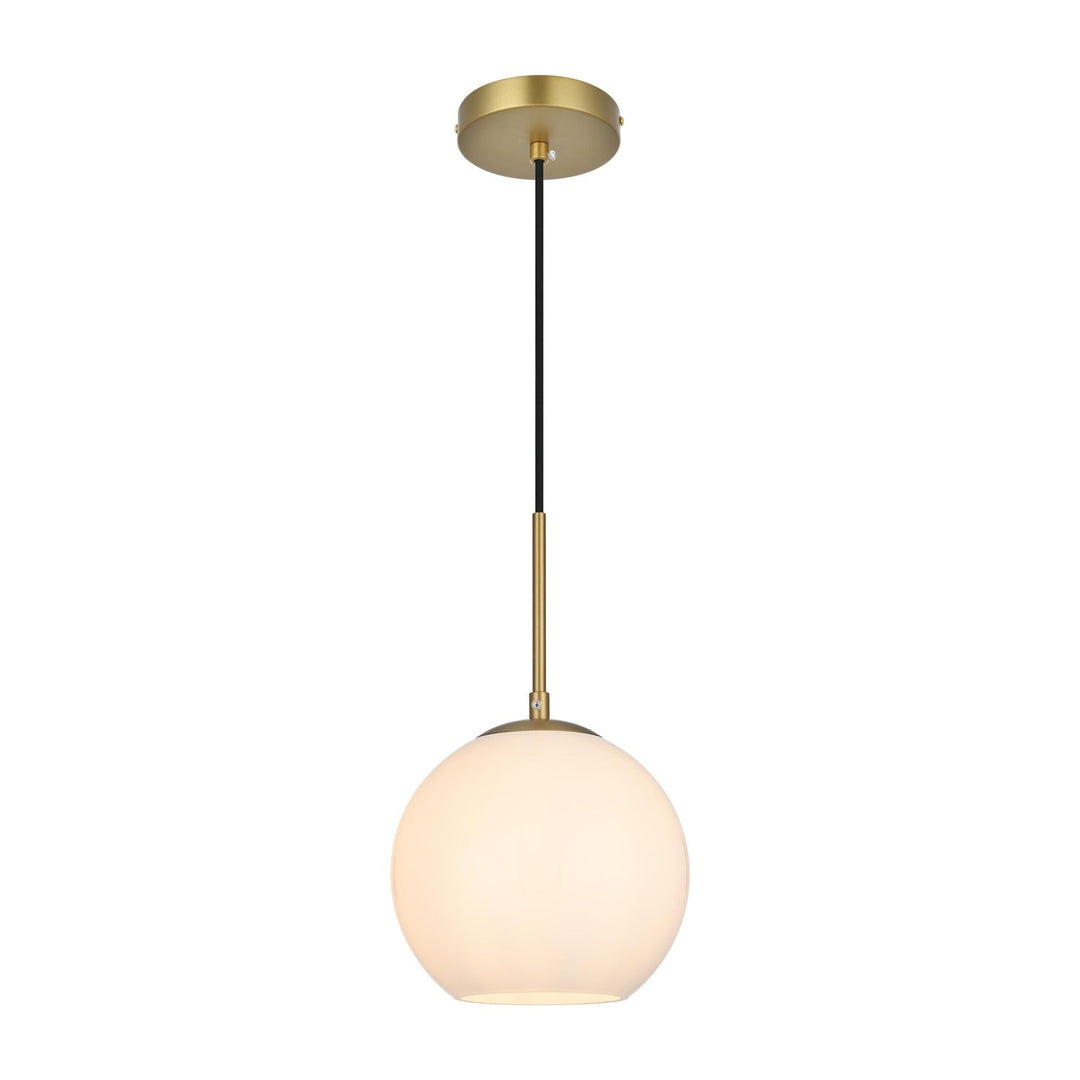 Baxter Pendant in Satin Gold by Living District