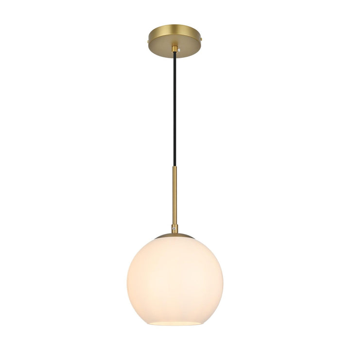 Baxter Pendant in Satin Gold by Living District