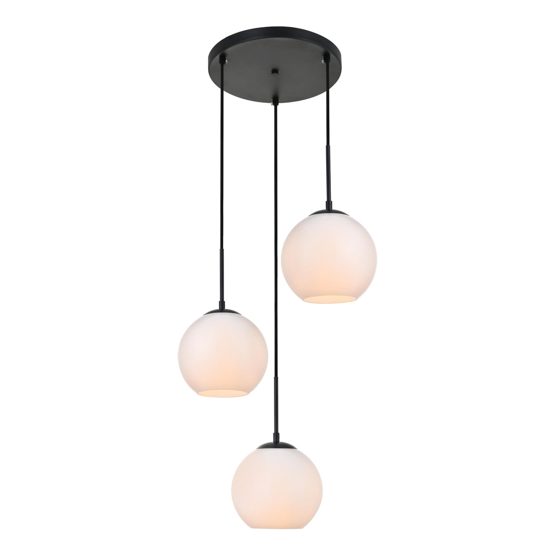 Baxter Pendant in Black by Living District