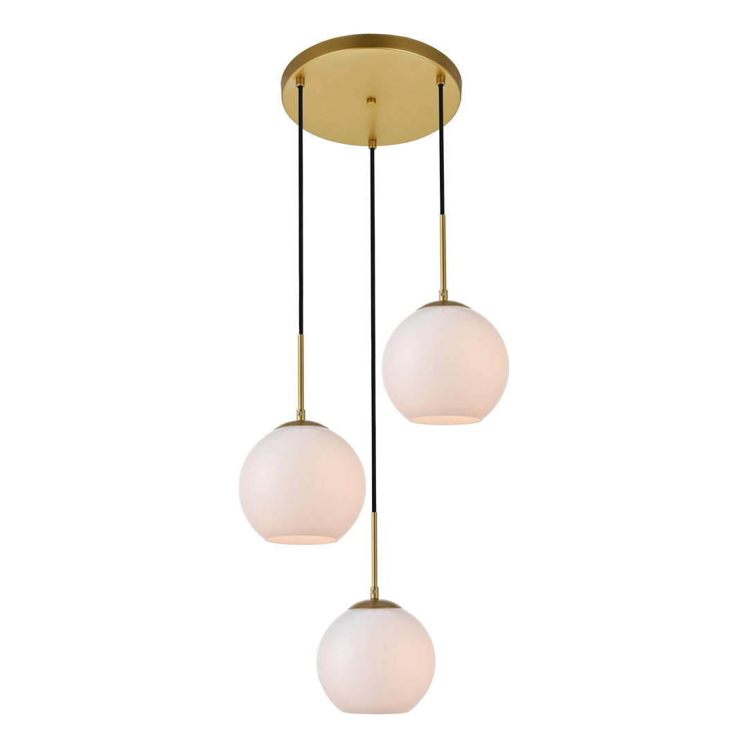 Baxter Pendant in Brass by Living District