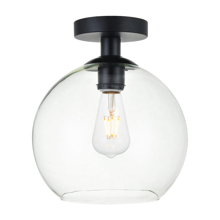 Baxter Flush Mount in Black by Living District