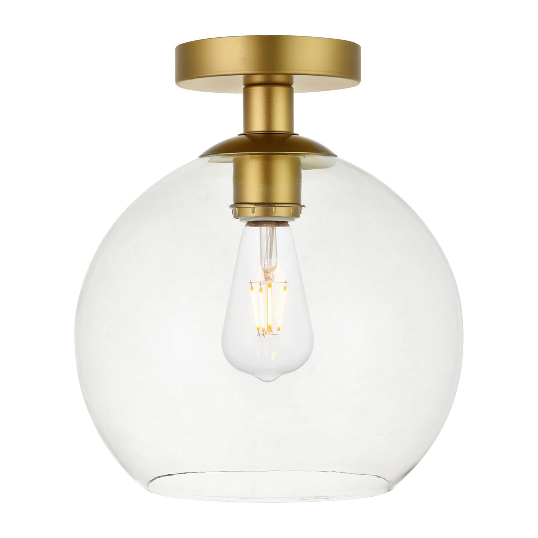 Baxter Flush Mount in Brass by Living District