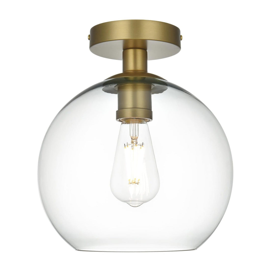 Baxter Flush Mount in Satin Gold by Living District