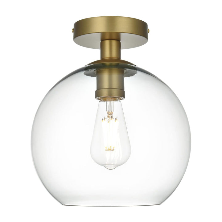 Baxter Flush Mount in Satin Gold by Living District