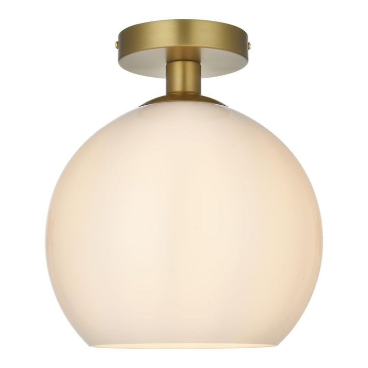 Baxter Flush Mount in Satin Gold by Living District