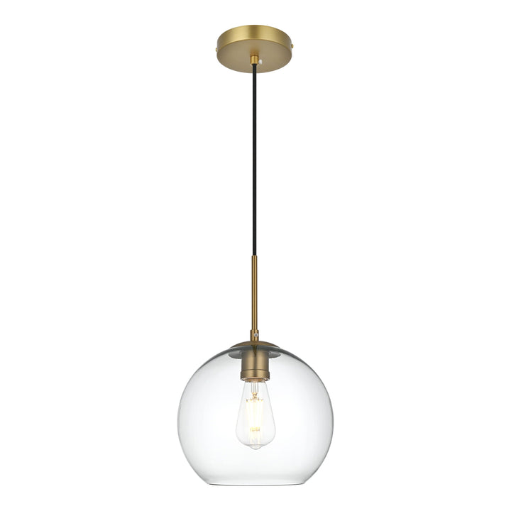 Baxter Pendant in Satin Gold by Living District