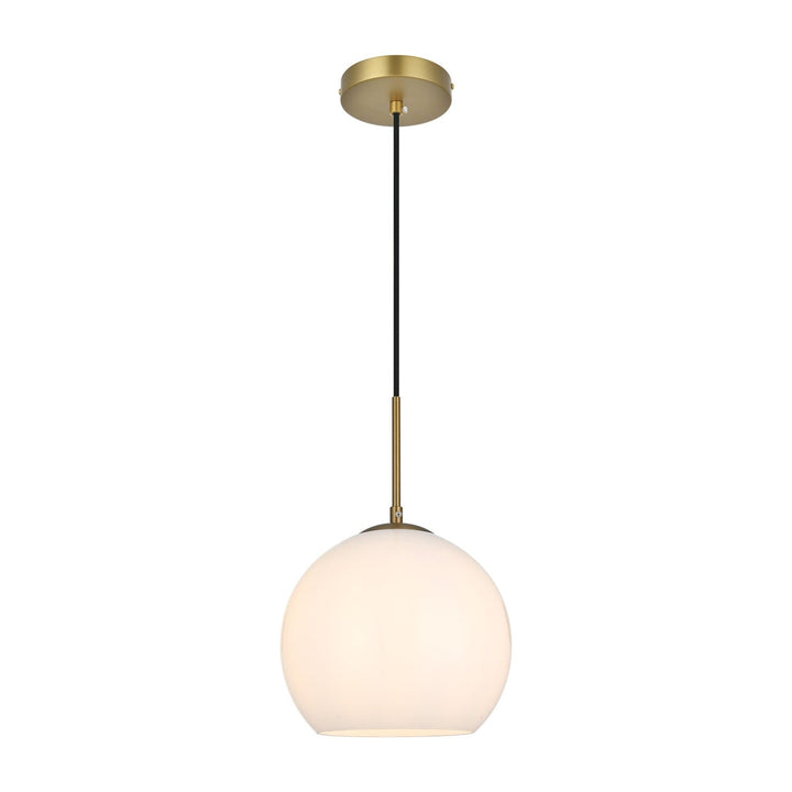 Baxter Pendant in Satin Gold by Living District