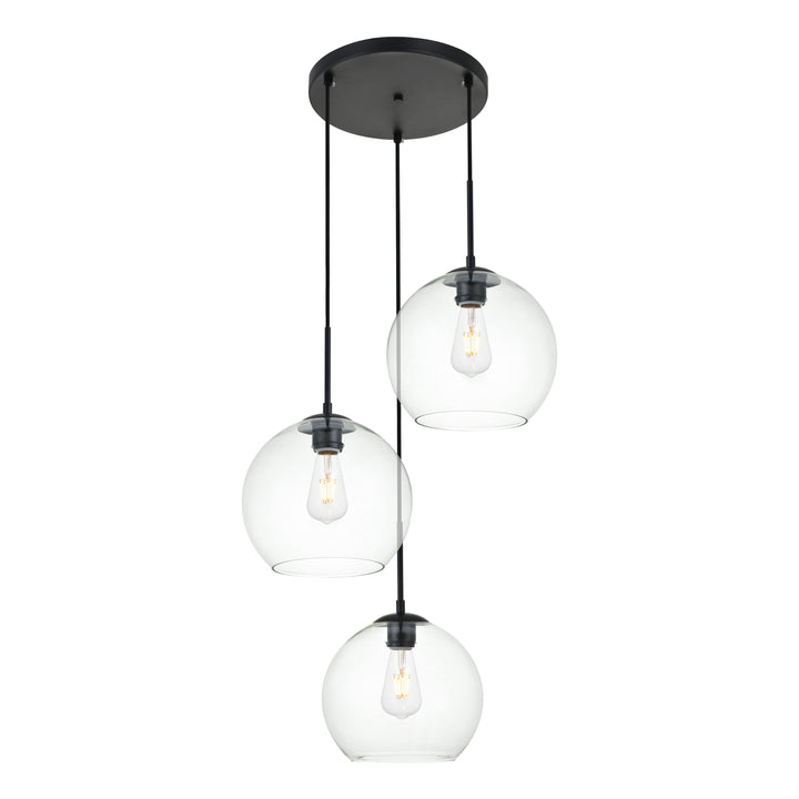 Baxter Pendant in Black by Living District