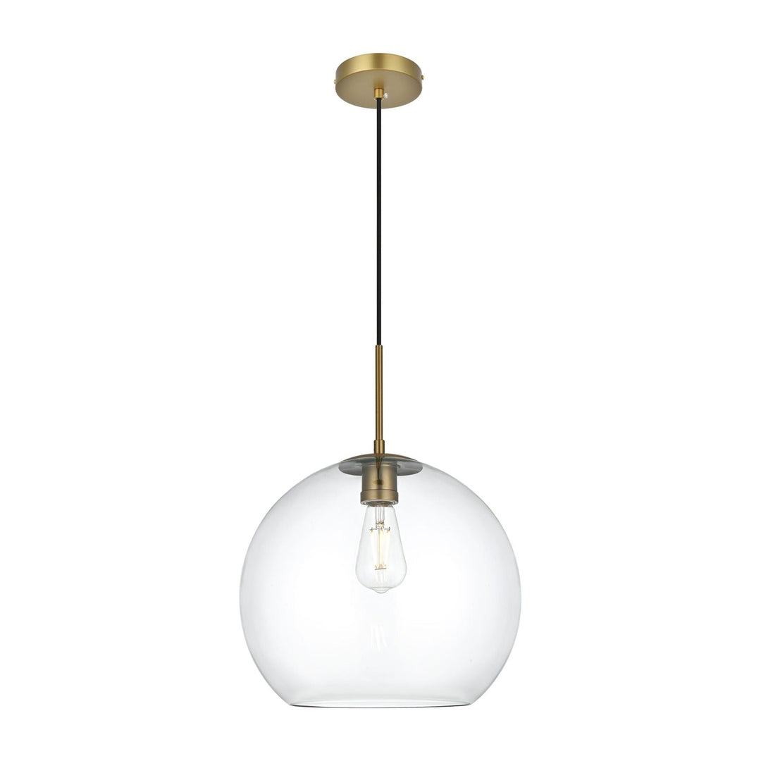 Baxter Pendant in Satin Gold by Living District