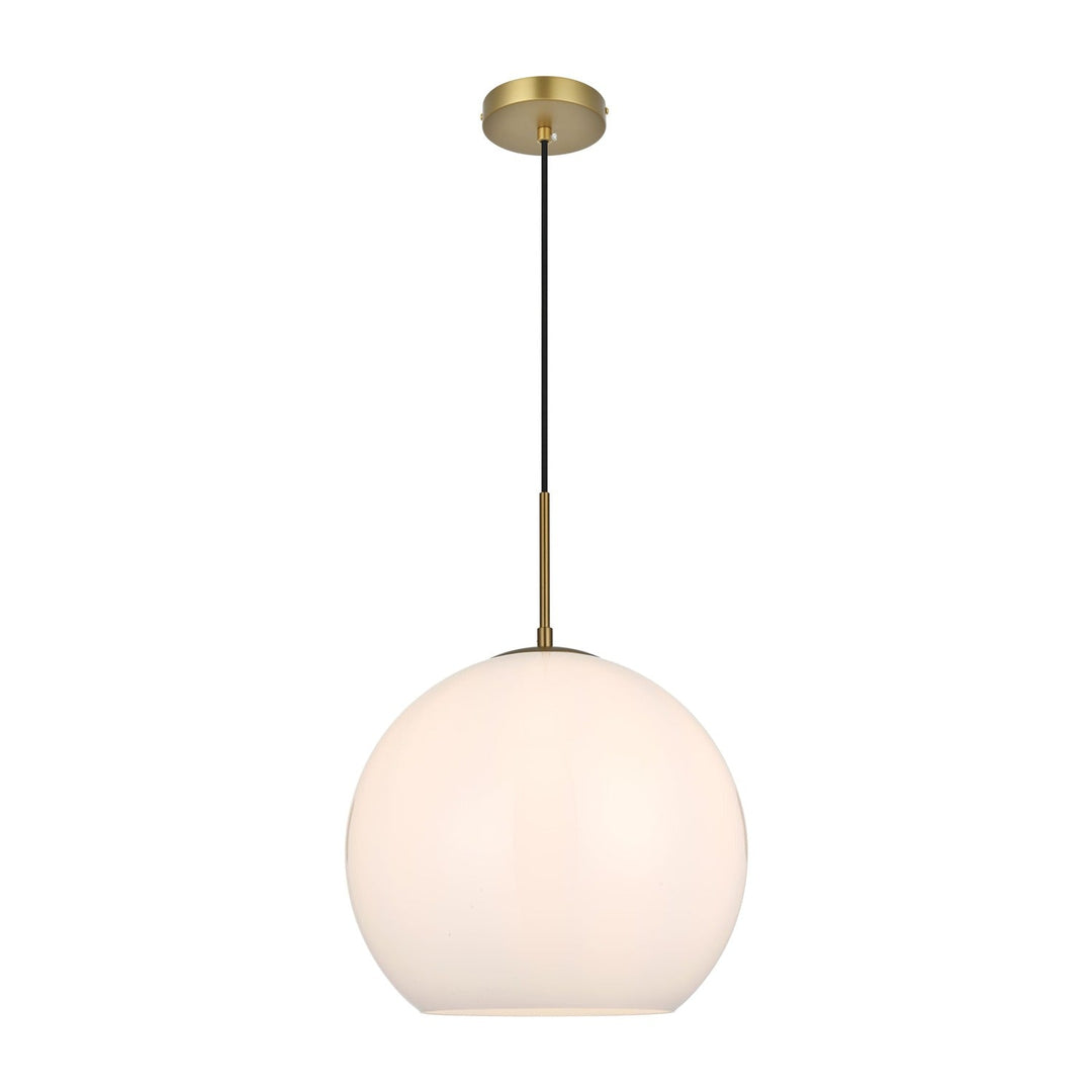 Baxter Pendant in Satin Gold by Living District