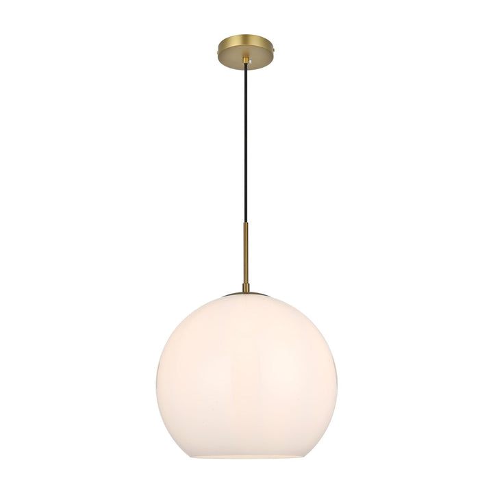 Baxter Pendant in Satin Gold by Living District