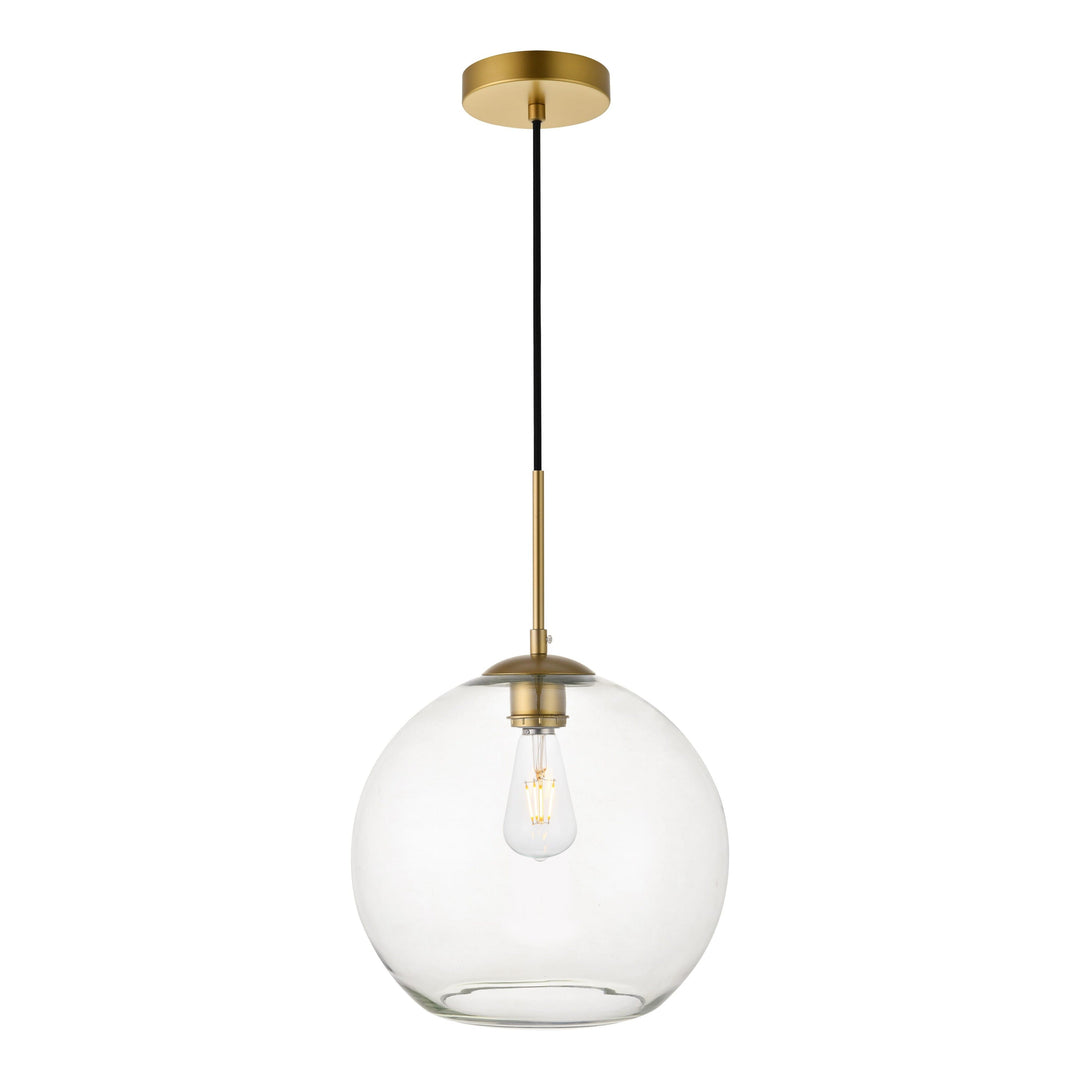 Baxter Pendant in Brass by Living District