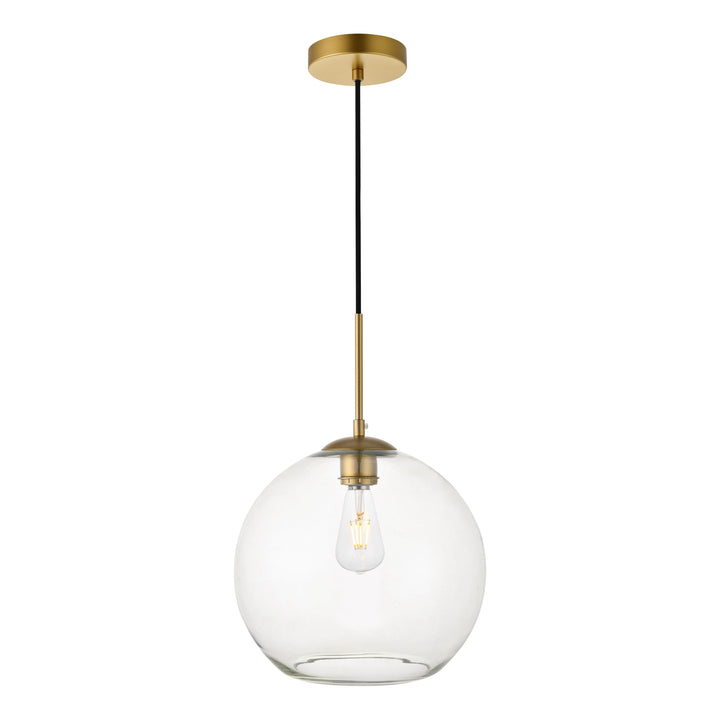 Baxter Pendant in Brass by Living District