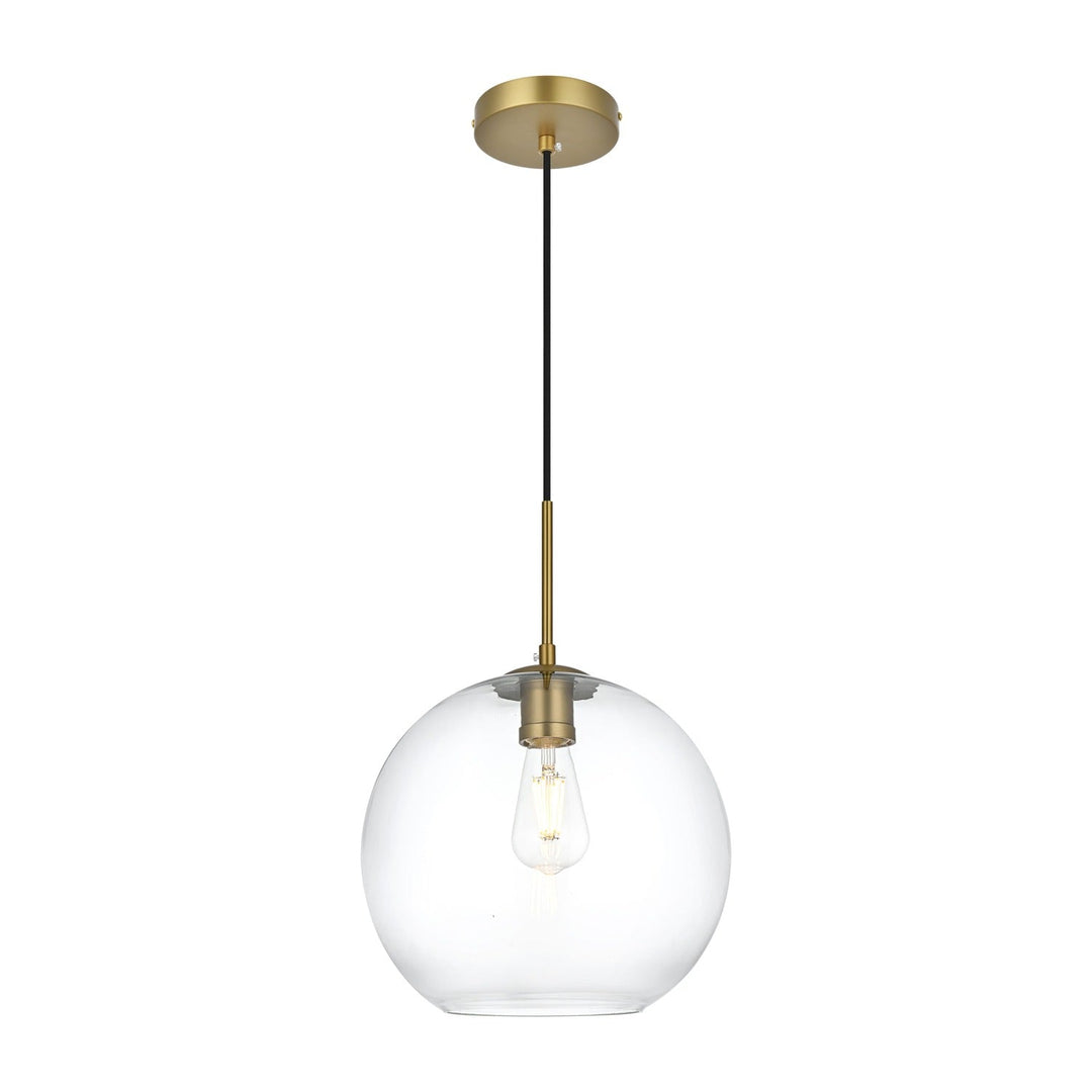 Baxter Pendant in Satin Gold by Living District
