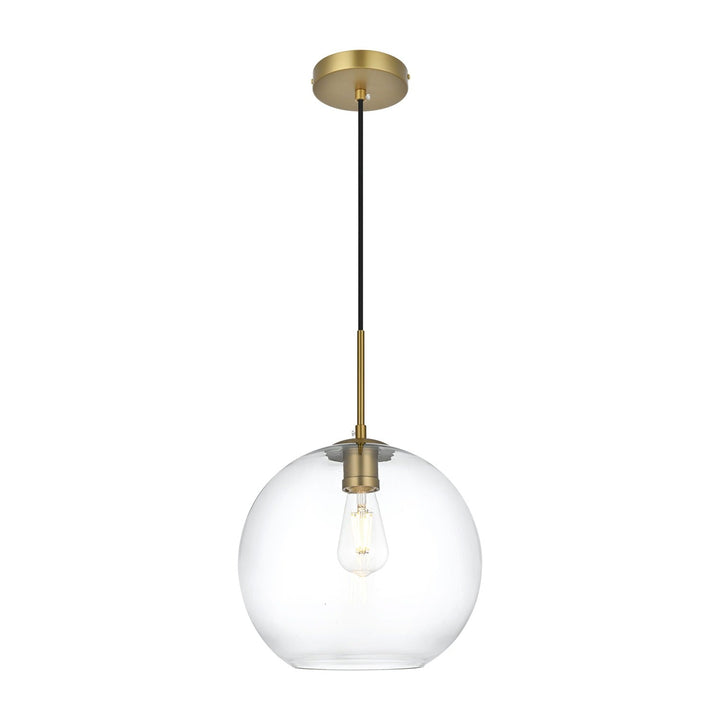 Baxter Pendant in Satin Gold by Living District