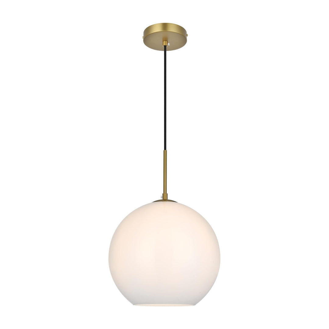Baxter Pendant in Satin Gold by Living District