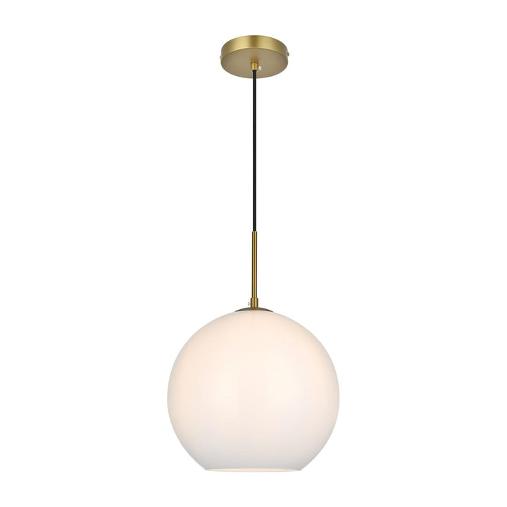 Baxter Pendant in Satin Gold by Living District