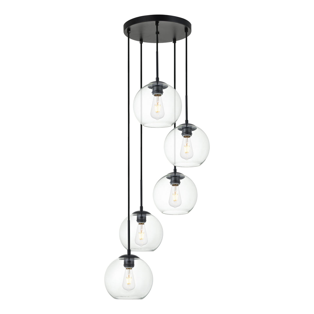 Baxter Pendant in Black by Living District