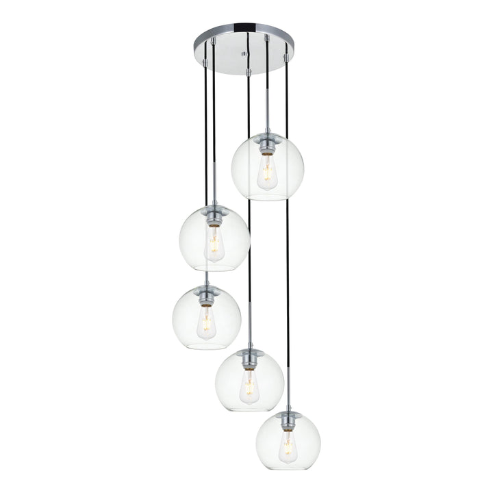 Baxter Pendant in Chrome by Living District