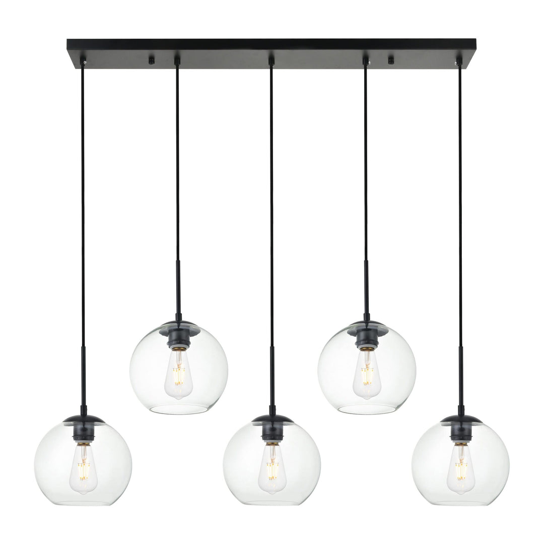 Baxter Pendant in Black by Living District