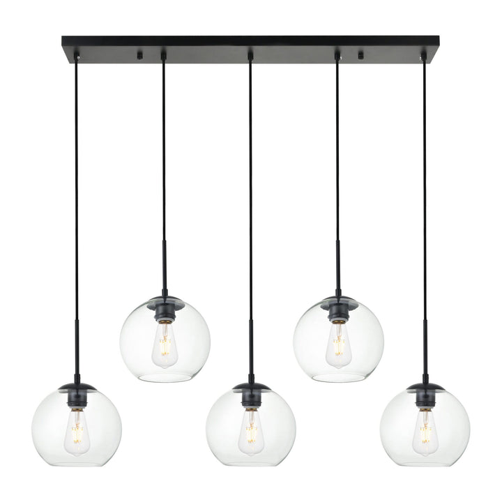 Baxter Pendant in Black by Living District