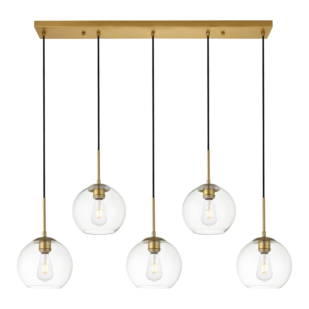 Baxter Pendant in Brass by Living District