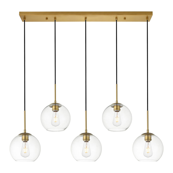 Baxter Pendant in Brass by Living District